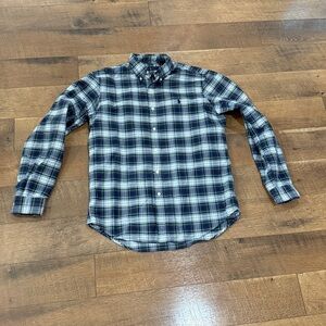Men’s Ralph Lauren Navy and White Plaid Shirt